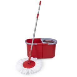 Mop rotativ cu maner telescotic si galeata cu storcator