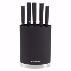 Set de cutite 6 articole cu suport, Kamille