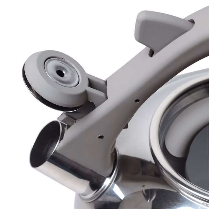 Fierbător inox argintiu 2.8L cu mâner ergonomic și fluier - imagine 6