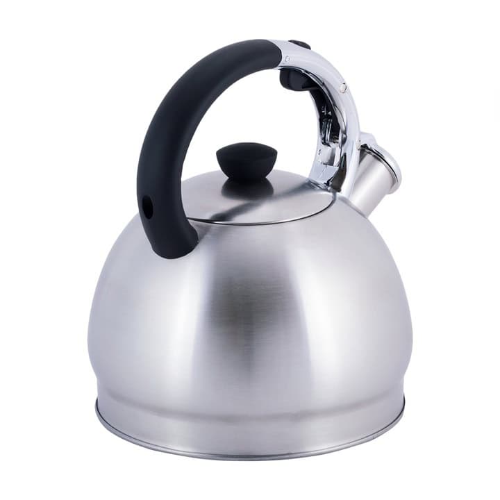 Ceainic cu Fluier Inox 2L negru pentru inducție - imagine 3