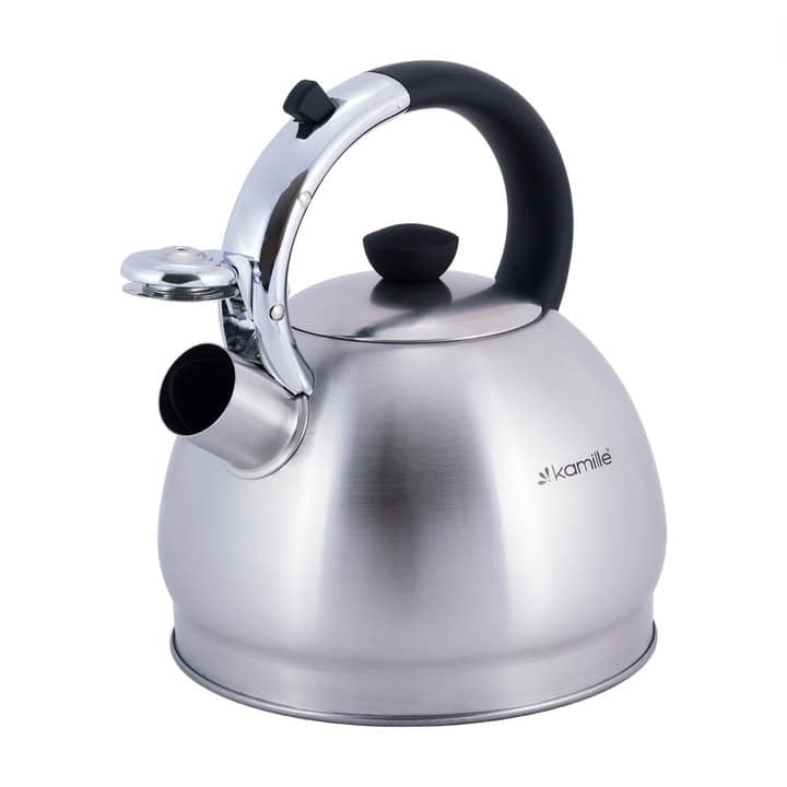 Ceainic cu Fluier Inox 2L negru pentru inducție - imagine 5