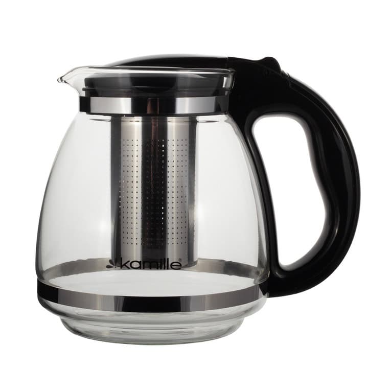 Ceainic Kamille sticlă termorezistentă 1.5L cu infuzor inox - imagine 4