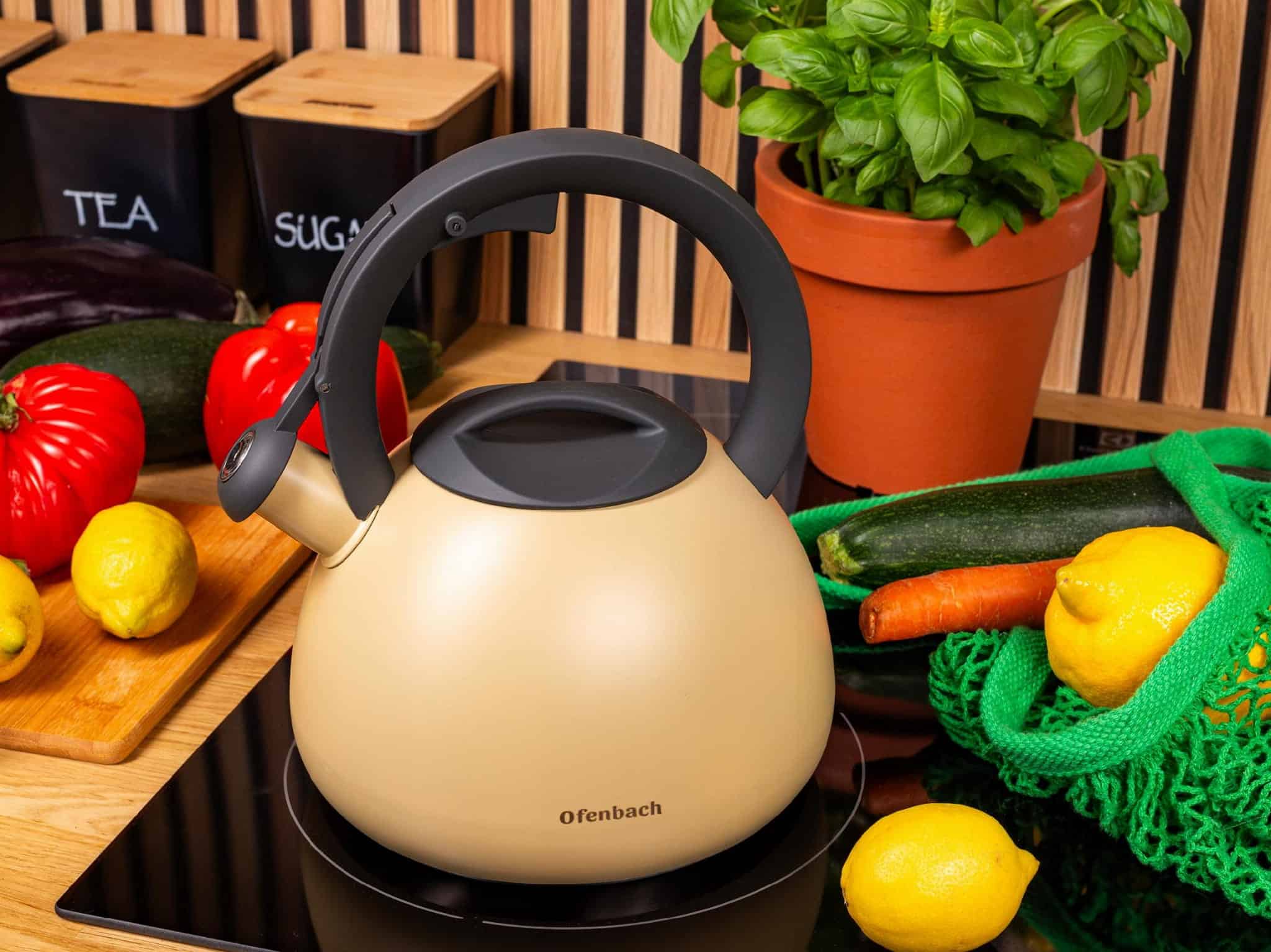 Ceainic Tradițional simplu cu fluier automat, 2,7 L - imagine 5