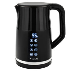 Fierbător electric Kamille 1.7 L cu reglare temperatură și control digital 2200 W