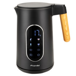 Fierbător electric Kamille 1.7 L cu reglare temperatură și panou digital 2200 W