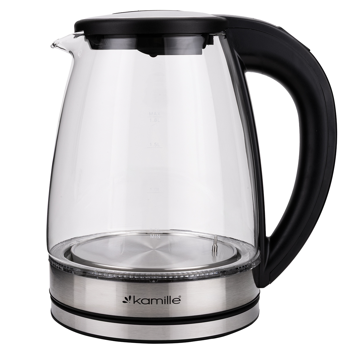 Fierbător electric Kamille 1.8 L reglare temperatură – sticlă - imagine 10