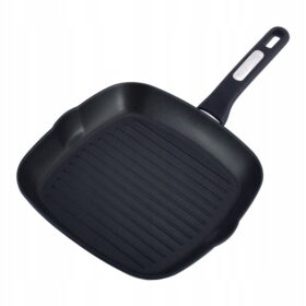 Tigaie grill Kamille 28 × 28 × 4 cm – antiaderentă ILAG, Inductie
