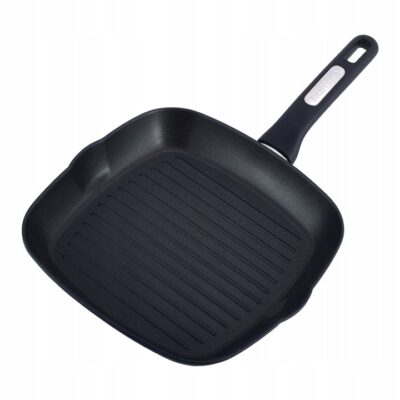 Tigaie grill Kamille 28 × 28 × 4 cm – antiaderentă ILAG, Inductie