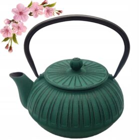 Ceainic din fontă emailată Kamille cu infuzor – 600 ml