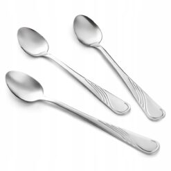 Lingurițe lungi pentru zahăr Kamille – set 3 bucăți