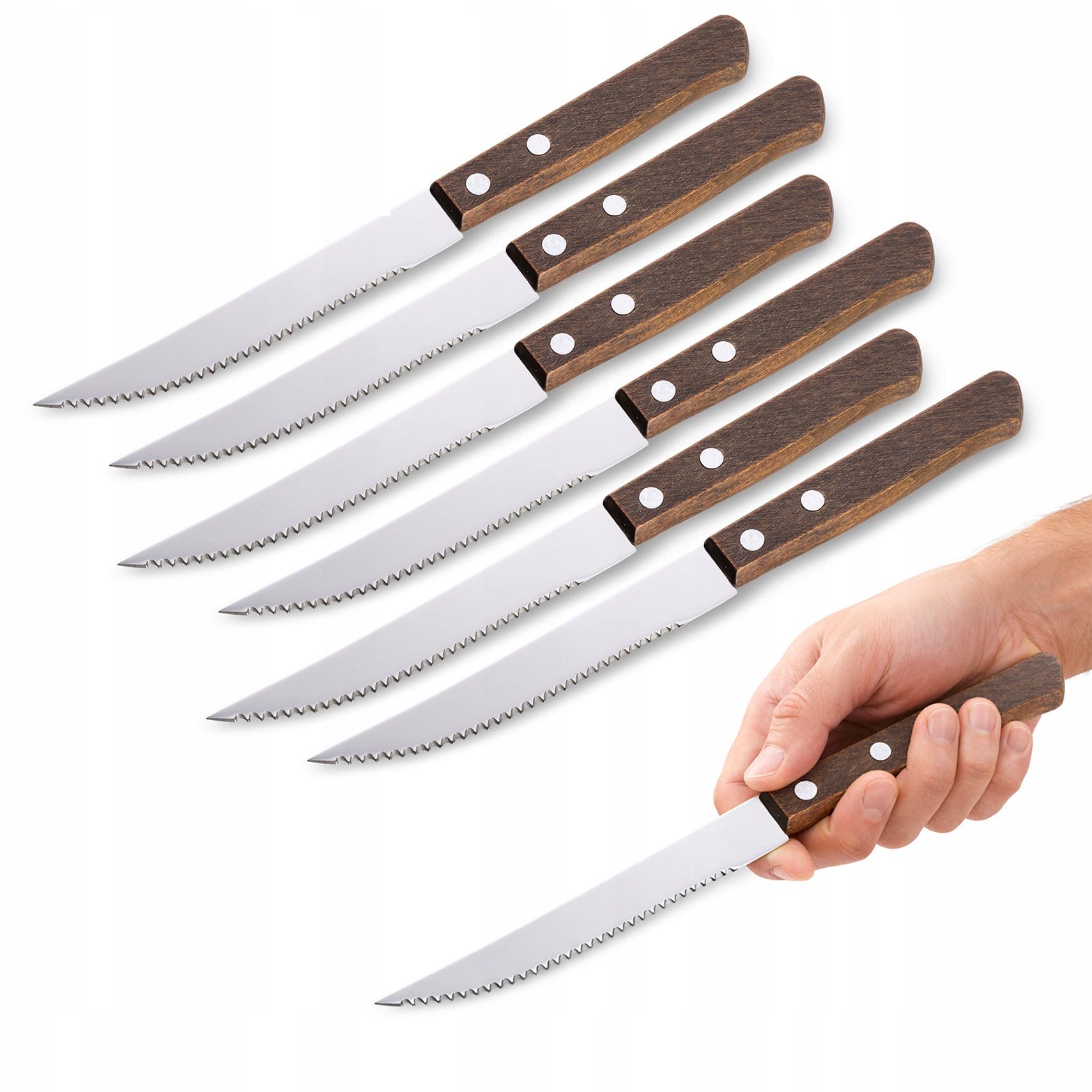 Set Cuțite pentru Steak Kamille KM5271 – 6 piese Cutite - imagine 4