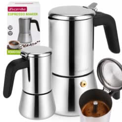 Cafetieră Moka Kamille 300 ml, inox