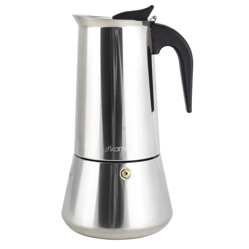 Cafetieră moka Kamille, espressor pentru plită din inox, 600 ml, 12 cești - KM0553 - imagine 5