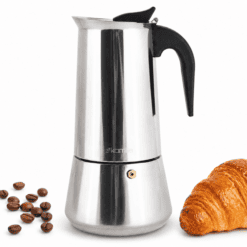 Cafetieră moka Kamille, espressor pentru plită din inox, 600 ml, 12 cești - KM0553