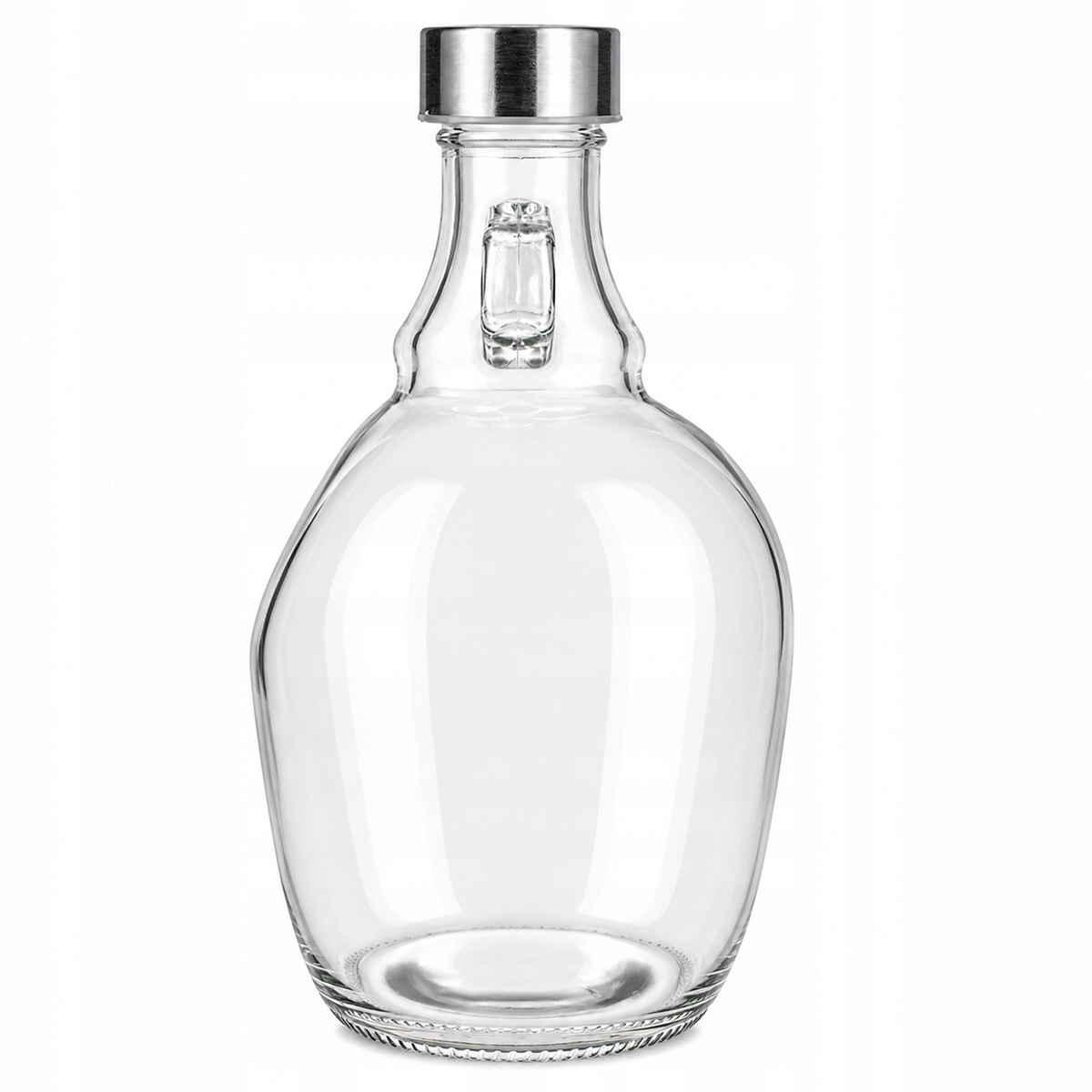 Damigeană din sticlă 1,5 L, carafă pentru lichioruri cu dop de plută, Kamille - 9205 - imagine 6