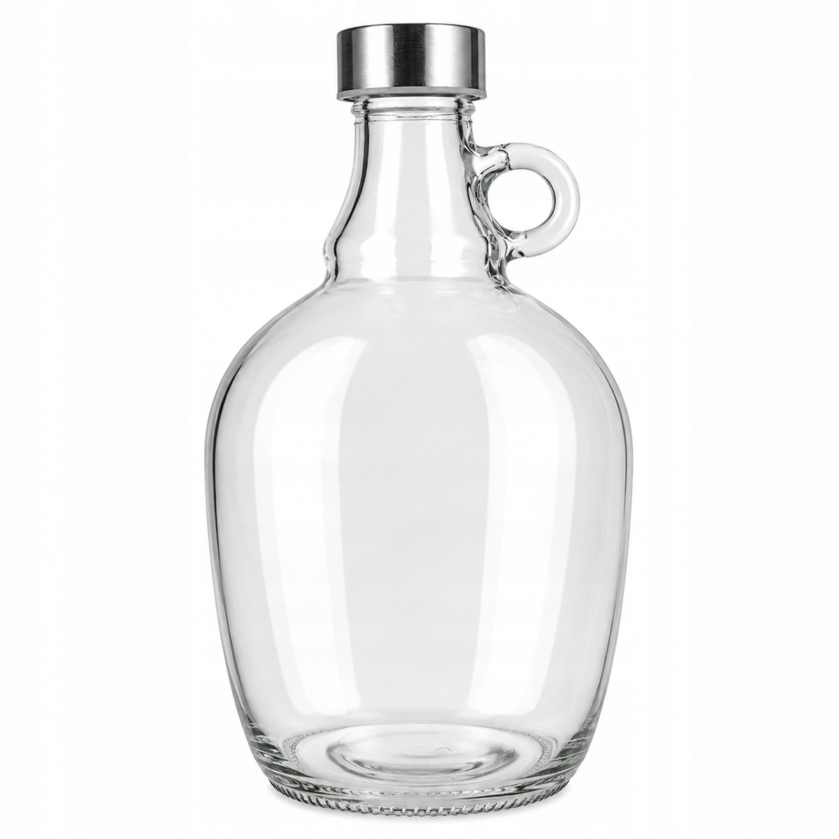 Damigeană din sticlă 1,5 L, carafă pentru lichioruri cu dop de plută, Kamille - 9205 - imagine 7