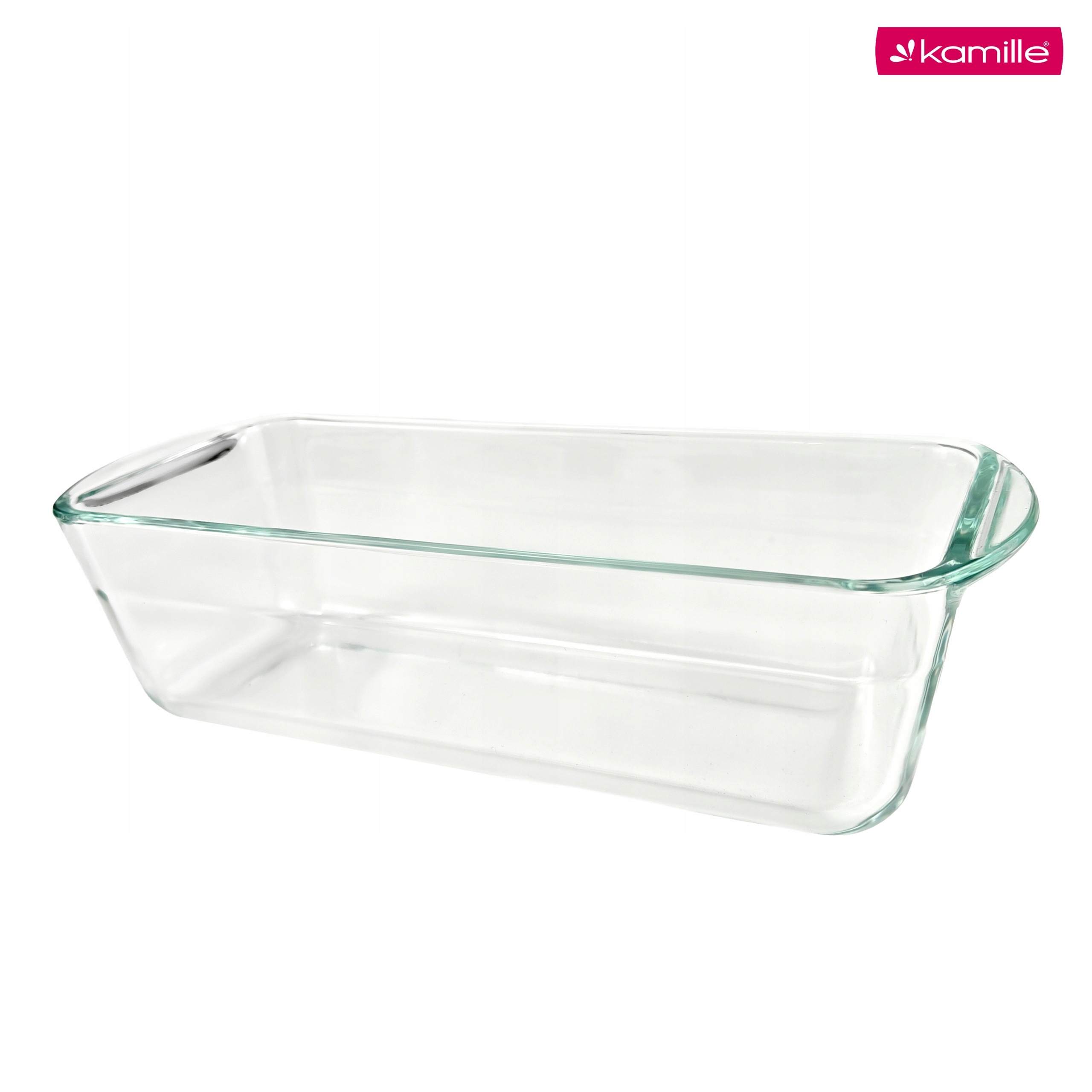 Vas termorezistent din sticlă Kamille, 1,5 L, 28,2 x 11,7 x 8 cm, dreptunghiular - 9152 - imagine 5