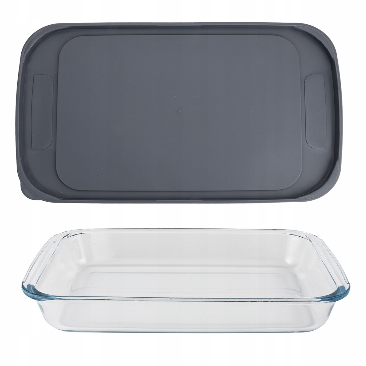 Recipient alimentar din sticlă cu capac, 1 L, 26,8 x 16 x 5,4 cm, Kamille - 9170 - imagine 7