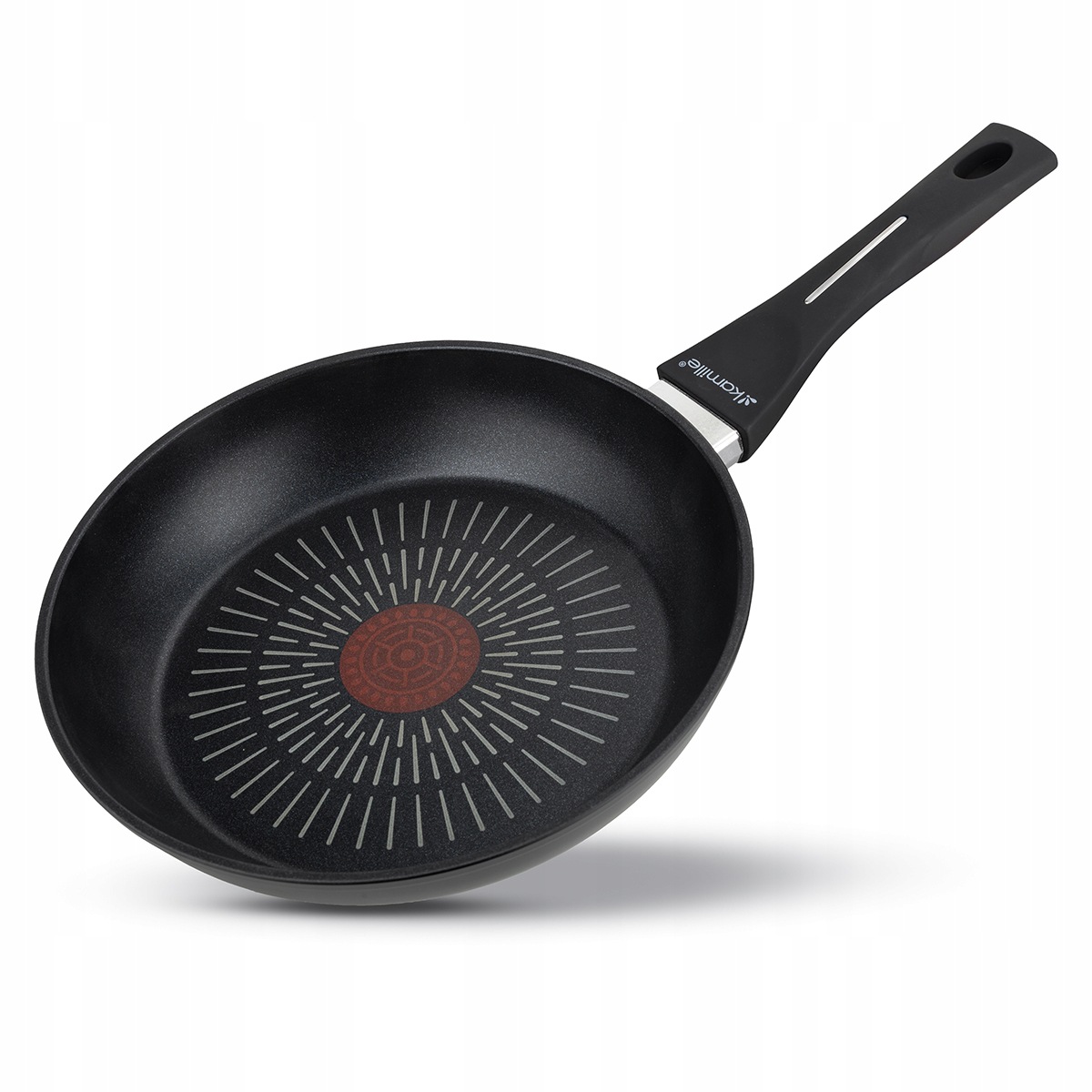 Tigaie antiaderentă 20 cm din aluminiu forjat, inducție, fără capac, Kamille - KM4675 - imagine 9